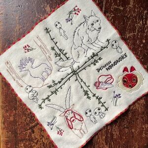 Princess Mononoke hand towel/wash cloth